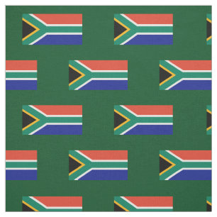 Südafrikanische Flagge Stoff