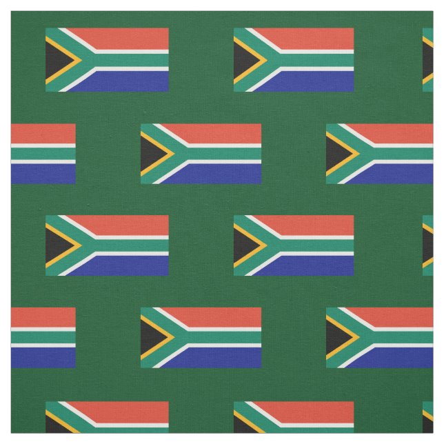 Südafrikanische Flagge Stoff (Muster)