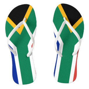 Südafrikanische Flagge Südafrikanisches Patrioti Flip Flops