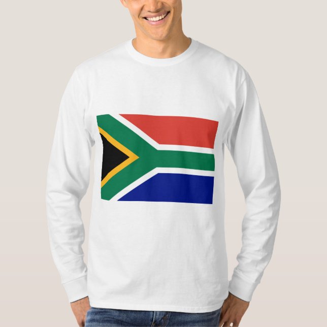 Südafrikanische Flagge T-Shirt (Vorderseite)