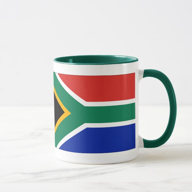 Südafrikanische Flagge Tasse (Rechts)