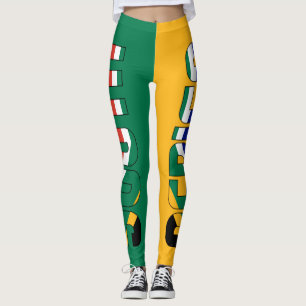 Südafrikanische Flaggenfarben Patriotisch Leggings