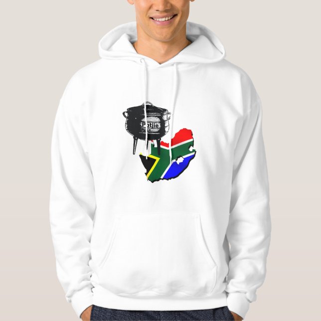Südafrikanische Flaggengeschenke Potjiekos Hoodie (Vorderseite)