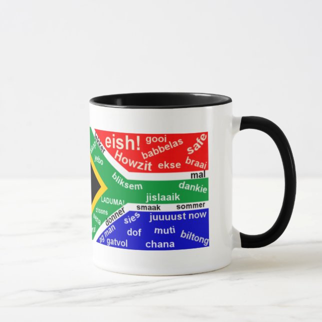 Südafrikanische Jargon-Kaffee-Tasse - Tasse (Rechts)