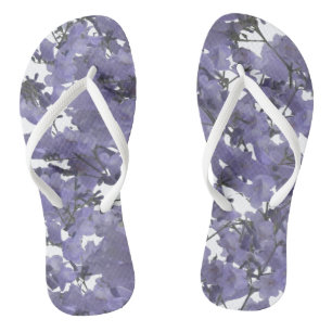 Südafrikanische Lila Jacaranda-Blume Flip Flops