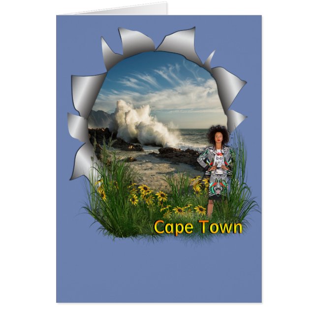 Südafrikanische Modefrau aus Kapstadt (Vorne)