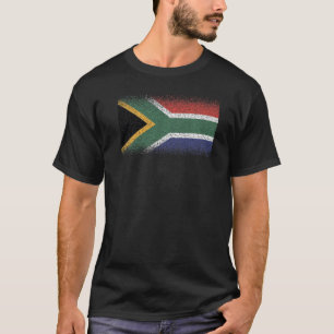 Südafrikanische Nationalflagge-Souvenir für Männer T-Shirt