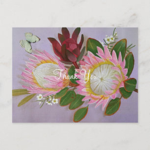 Südafrikanische Proteas Vielen Dank Postkarte