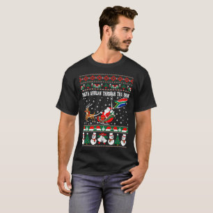 Südafrikanischer durchgehender Schnee-hässliche T-Shirt