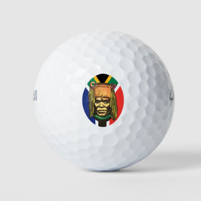 Südafrikanischer Indianer Golfball (Vorderseite)