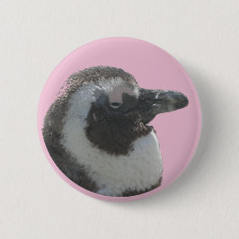 Südafrikanischer Pinguin-kundengerechter Knopf Button