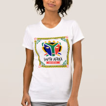 Südafrikanischer T - Shirt zum Kulturerbe