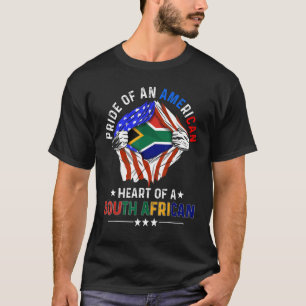Südafrikanisches Amerika stolz auf das Auswärtige T-Shirt