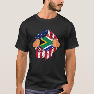 Südafrikanisches Blut in mir Amerikanisches Südafr T-Shirt