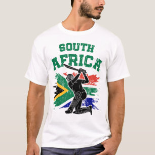 Südafrikanisches Cricket, Südafrika-Flagge Fan-Ges T-Shirt