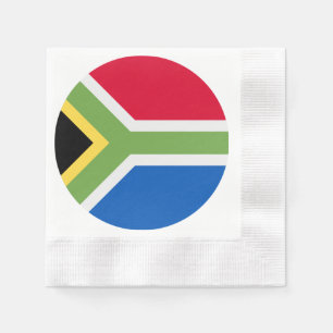 Südafrikanisches Flaggenpapier Napoleon Serviette