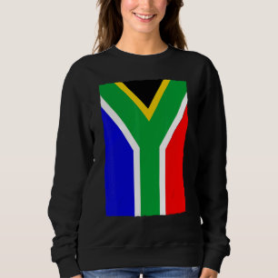 Südafrikanisches Retro-Vintage Nationalflagge Süd  Sweatshirt