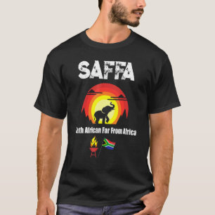 Südafrikanisches Safa Südafrikanisch weit entfernt T-Shirt