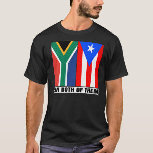 Südafrikanisches und puerto-amerikanisches Erbe Sü T-Shirt