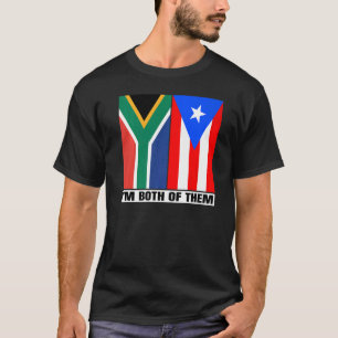 Südafrikanisches und puerto-amerikanisches Erbe Sü T-Shirt