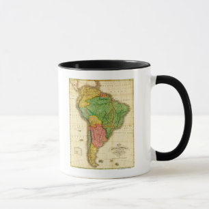 SüdAmericaPanoramic MapSouth Amerika Tasse