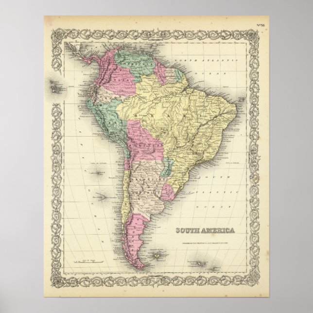 Südamerika 17 poster (Vorne)