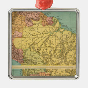 Südamerika 20 ornament aus metall