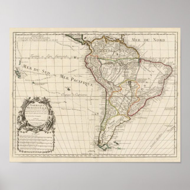 Südamerika 25 poster (Vorne)