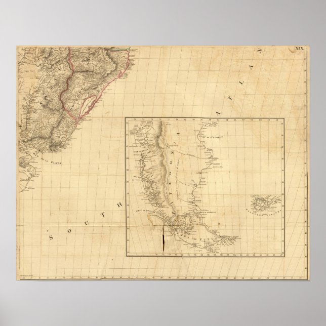 Südamerika 32 poster (Vorne)