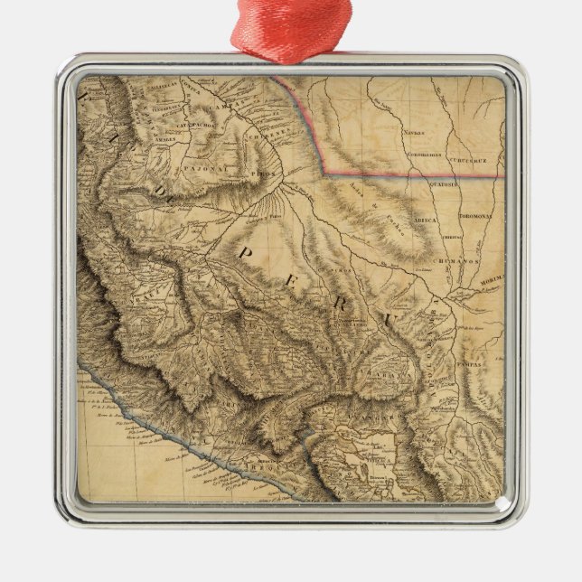 Südamerika 34 silbernes ornament (Vorne)