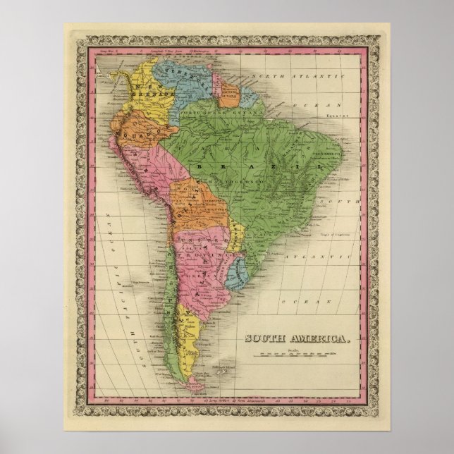 Südamerika 36 poster (Vorne)