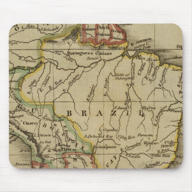 Südamerika 3 mousepad (Vorne)