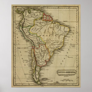 Südamerika 3 poster