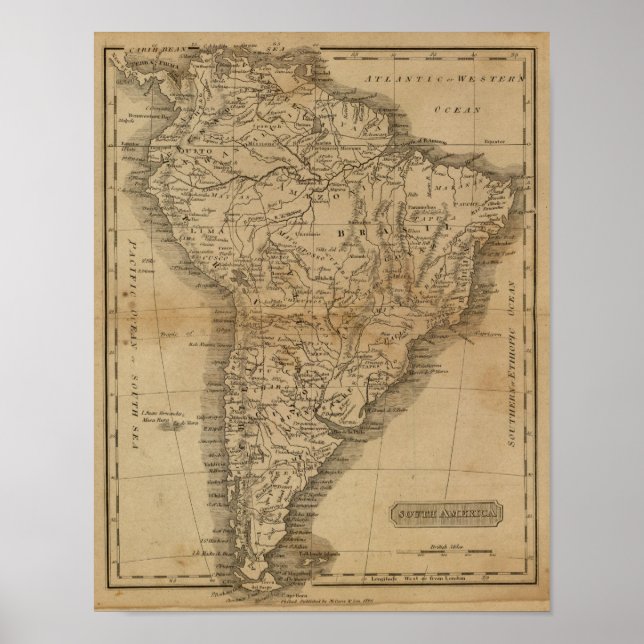 Südamerika 6 poster (Vorne)