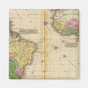 Südamerika, Afrika Magnet