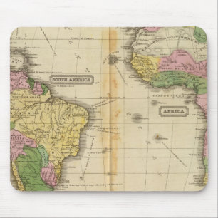 Südamerika, Afrika Mousepad