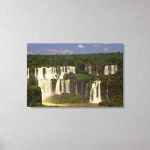Südamerika, Argentinien, Brasilien, Igwacu Falls, Leinwanddruck