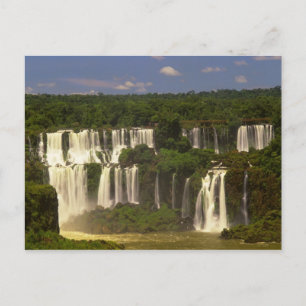 Südamerika, Argentinien, Brasilien, Igwacu Falls Postkarte