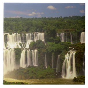 Südamerika, Argentinien, Brasilien, Igwacu-Wasserf Fliese