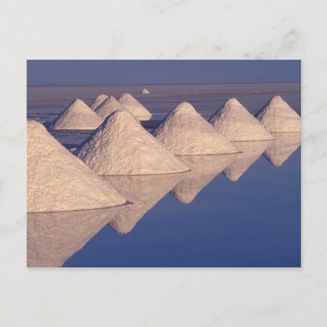 Südamerika, Bolivien. Salar de Uyuni Postkarte (Vorderseite)