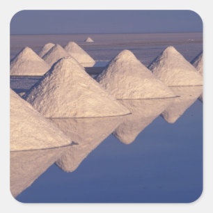 Südamerika, Bolivien. Salar de Uyuni Quadratischer Aufkleber