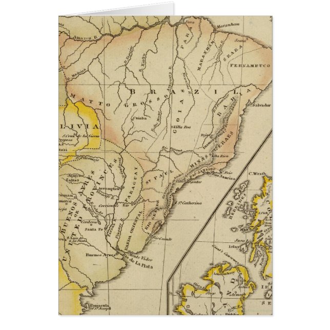 Südamerika, Britische Inseln (Vorne)
