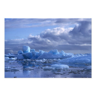 Südamerika, Chile, San Rafael Lagoon NP. Fotodruck