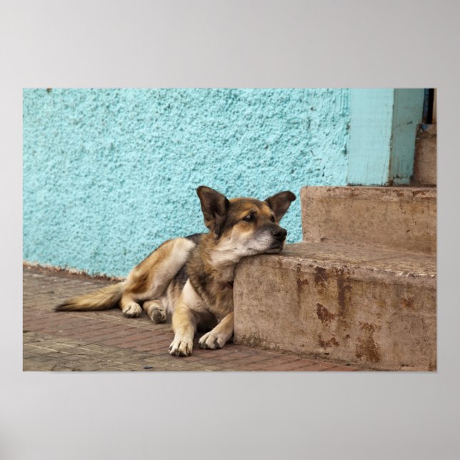 Südamerika, Chile, Valparaiso. Deutsch Poster (Vorne)