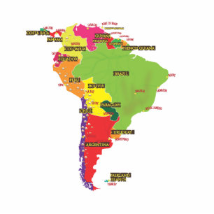 Südamerika Fotoskulptur Magnet