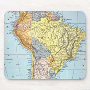 SÜDAMERIKA: KARTE, c1890 Mousepad