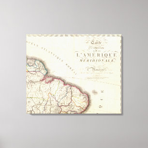 Südamerika Nordost Leinwanddruck