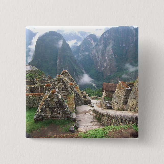 Südamerika, Peru, Machu Picchu Button (Vorderseite)