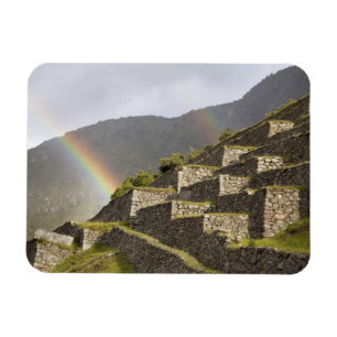Südamerika, Peru, Machu Picchu Rainbows Magnet