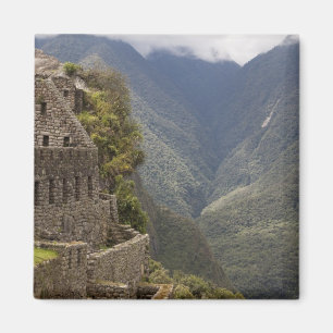 Südamerika, Peru, Machu Picchu. Steinruinen Magnet